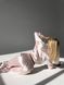 Сатинова Жіноча Піжама Комплект Сорочка з довгим рукавом Рожевий з білим кольором (001127) 001127 фото 5