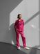 Сатинова Жіноча Піжама Рожевого кольору (Сорочка з довгим рукавом+Штани) 001176 001176 фото 5