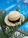 Летняя Шляпа Канотье с Натуральной Соломы ручной работы (001114) 001113 фото 2