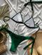Раздельный купальник бикини зеленый со стразами (слипы и браллет) 02344 02344 фото 4